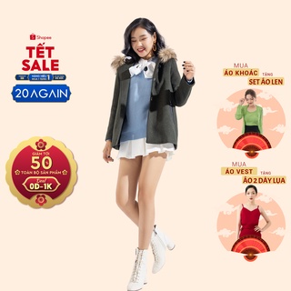 Áo khoác dạ cổ lông KDA0694 - 20 Again
