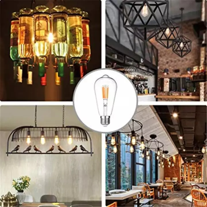 Bóng Đèn Cổ Điển St64 4w 6w 8w 12w Led E27