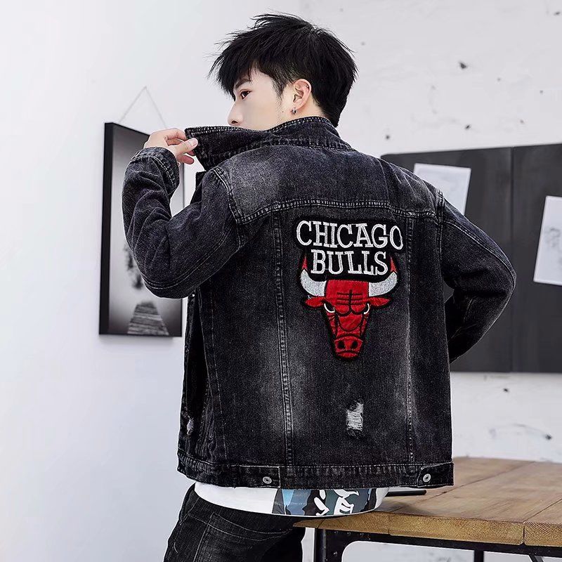 Mùa Xuân Và Mùa Thu Của Nam Giới Áo Khoác Denim2020Năm Mới Của Hàn Quốc Xu Hướng Hoang Dã Thường Quần Jean Nam Thương Hiệu Áo Khoác