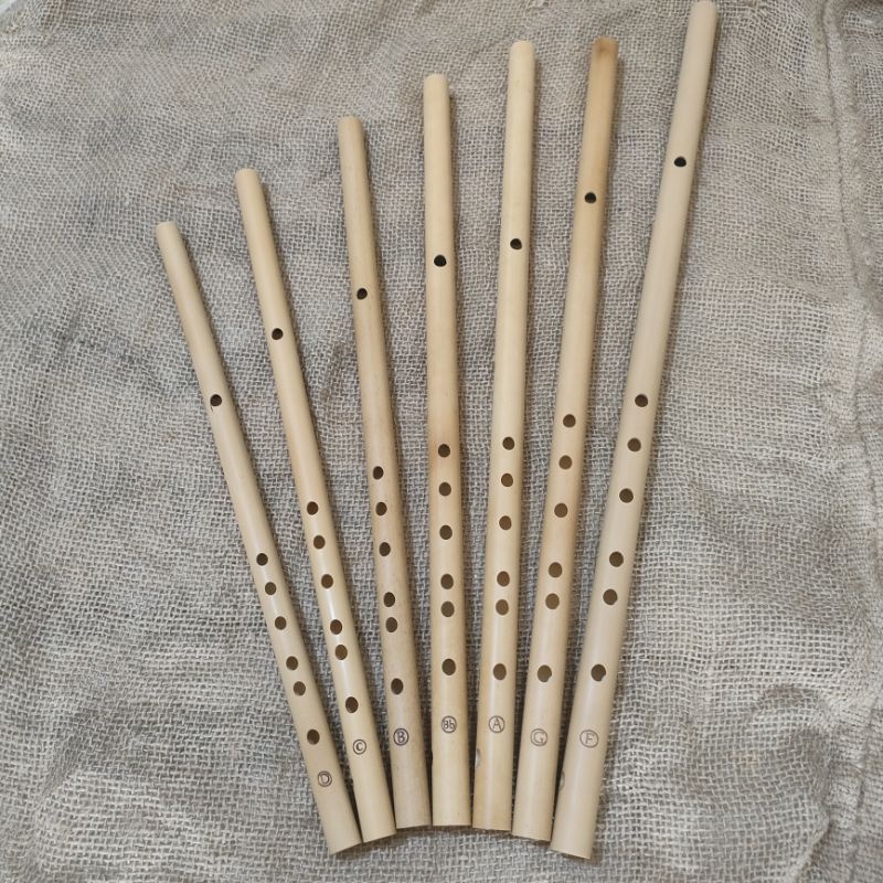 Bộ Sáo Trúc 7 Cây Cơ Bản - Khắc Tone Lên Sáo - Sáo Trúc Việt Nam