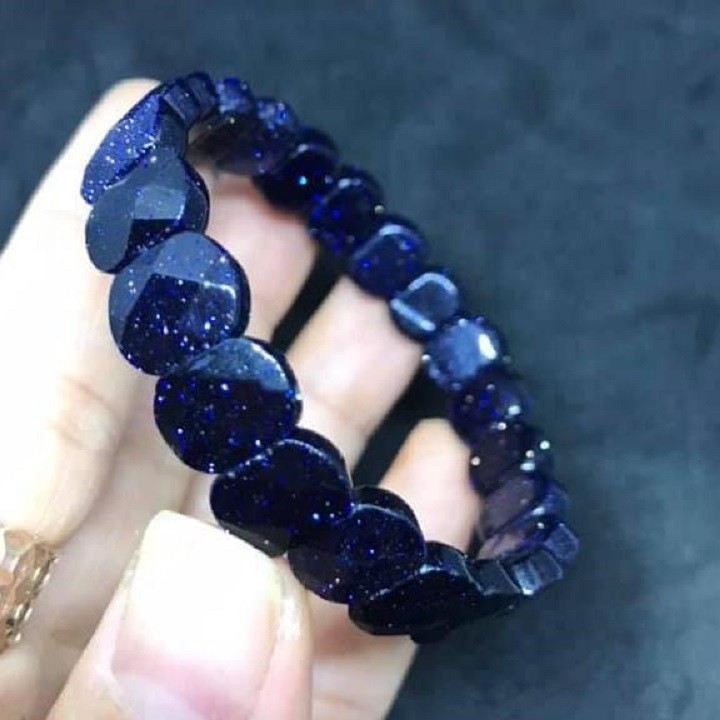 VÒNG TAY KIM SA BẢN DẸP CẮT GIÁC.