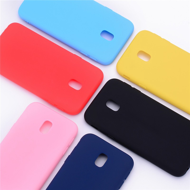 Silicone Soft Case Samsung J3 pro J5 pro J7 pro J6 J4 Plus J8 2018