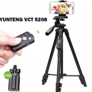 Chân Máy Ảnh Kỹ Thuật Số Vct-5208 Kết Nối Bluetooth Cho Điện Thoại Thông Minh