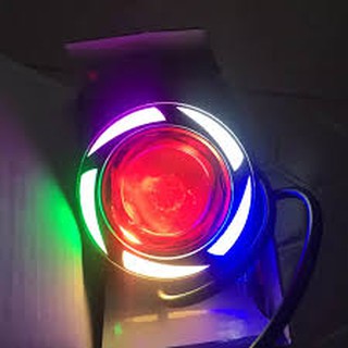 Đèn U7 không lồng chế mắt cú xe máy xe điện