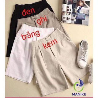 Quần ĐÙI đũi  siêu xinh (khóa thật nhé) M045 Xịn ༈