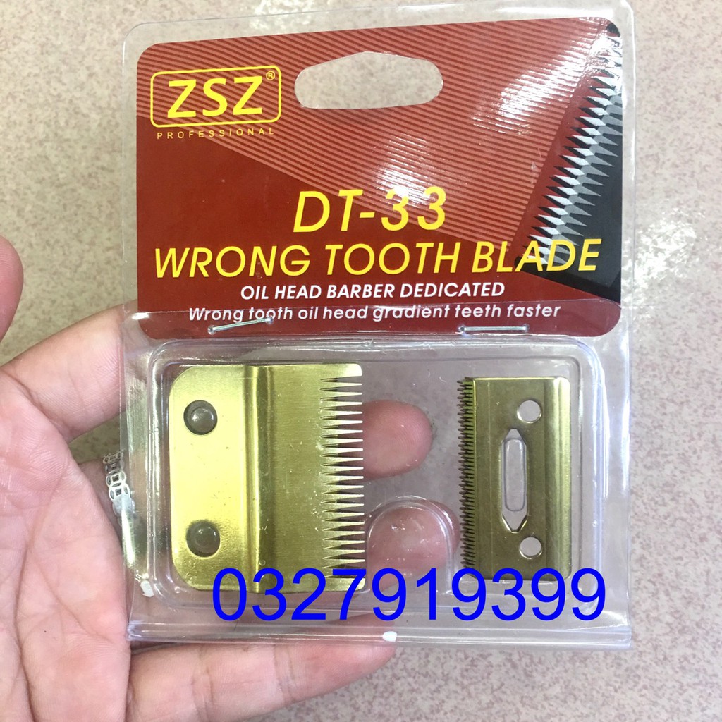 [Free Ship] Bộ lưỡi kép tông đơ thay thế DT33 ( hàng nhập khẩu )