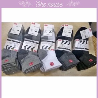 Set 5 đôi tất nam cổ ngắn uni nhật bản giá rẻ | vớ nam uni cổ ngắn -hàng đẹp
