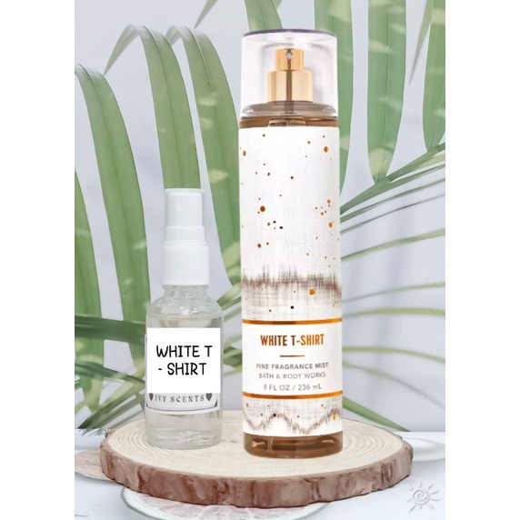 Mẫu Thử] Xịt Thơm Toàn Thân Bath & Body Works - White T-Shirt 50Ml/100Ml -  250Ml Full