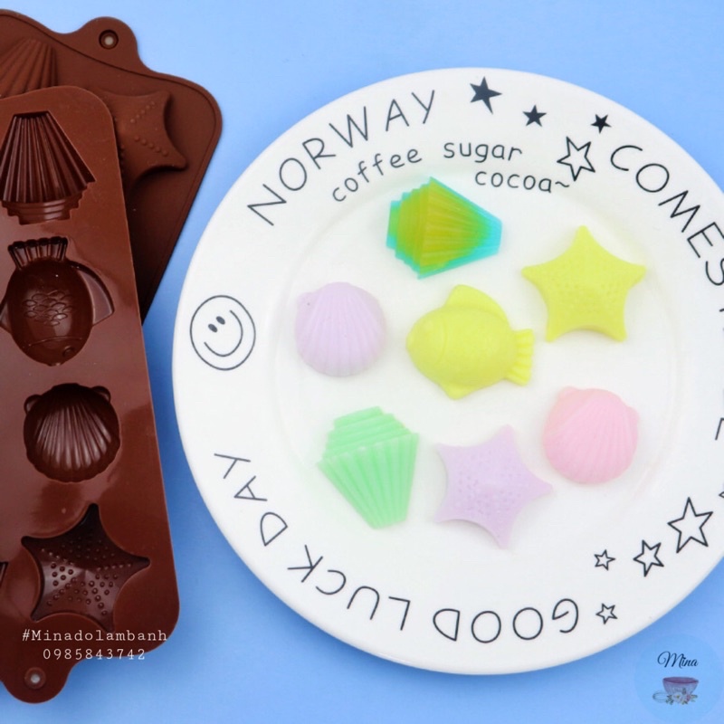 Khuôn Silicone Sinh Vật Biển