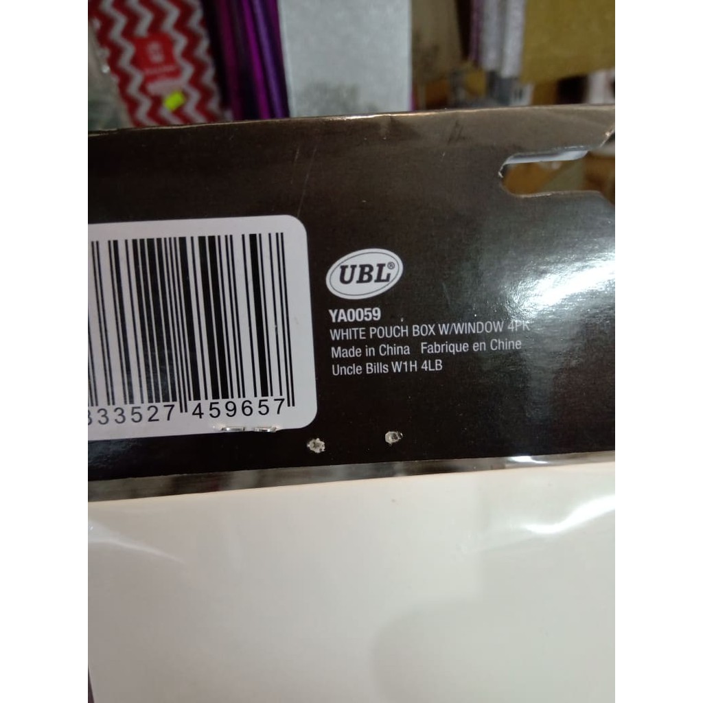 Hộp Giấy Nâu Draft Màu Trắng Có Cửa Sổ Bộ 4 Cái Uncle Bills YA0059