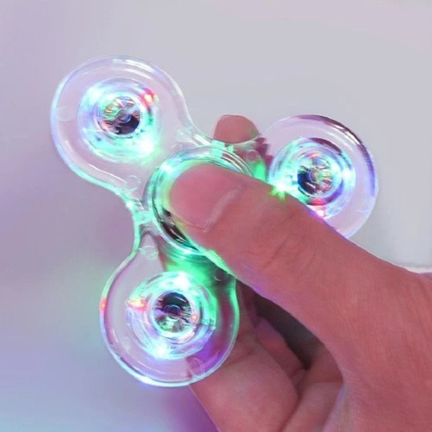 Đồ chơi con quay có đèn LED giúp giảm căng thẳng
