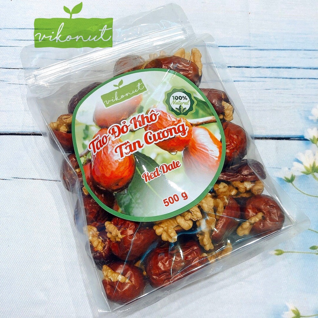 Táo đỏ kẹp Óc chó