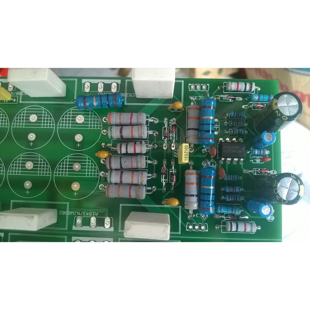 Mạch công suất 16 sò liền nguồn