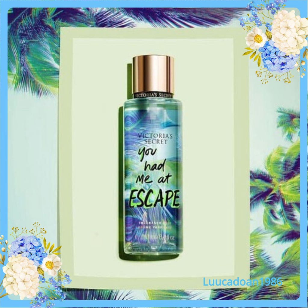 Xịt Thơm Toàn Thân Body Mist - You had me at Escape 250ml