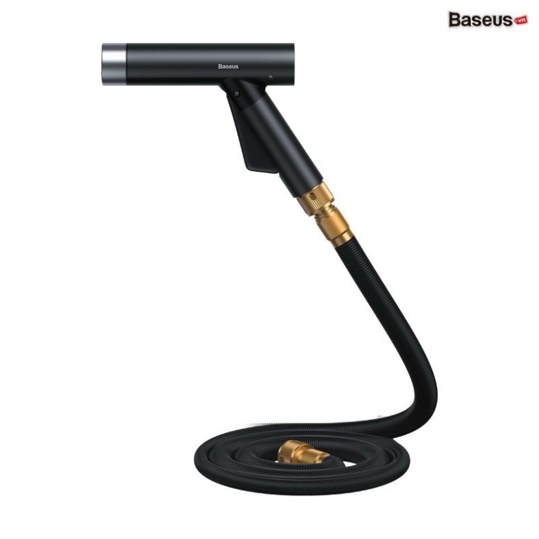 🔥HOT TREND🔥 Bộ vòi xịt và dây tăng áp rửa xe tưới cây Baseus