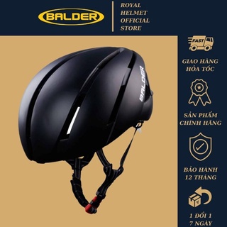 Mũ xe đạp thể thao BALDER TT1 B79 cao cấp ĐEN NHÁM