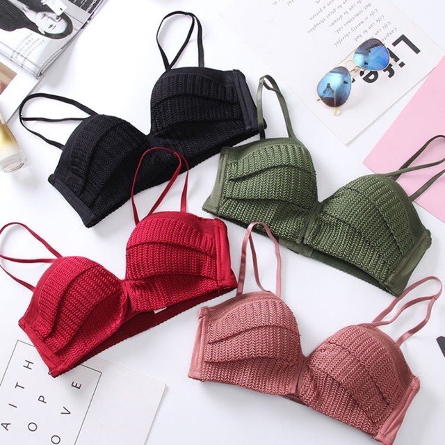 Áo Lót Nâng Ngực, Ren Đan Thông Hơi Không Gọng AL18 | BigBuy360 - bigbuy360.vn