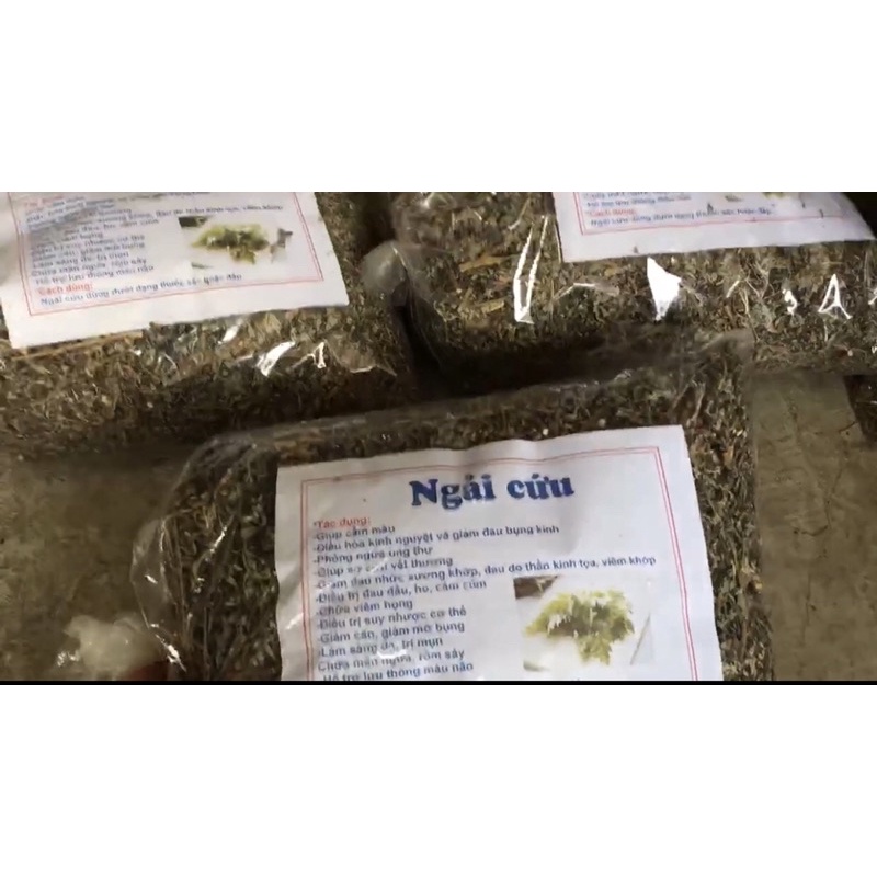 1Kg Cây Ngải cứu khô loại 1. sạch thơm