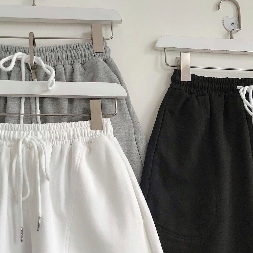 Quần Shorts Thun Trơn Gấu Cắt CHANREEN [FREESHIP] Quần chất thun siêu mát, mặc ở nhà hoặc đi tập đều được | BigBuy360 - bigbuy360.vn