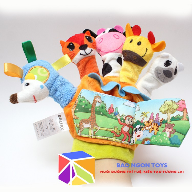 RỐI BÀN TAY ĐỘNG VẬT KỂ CHUYỆN CHO BÉ - BAO NGON TOYS