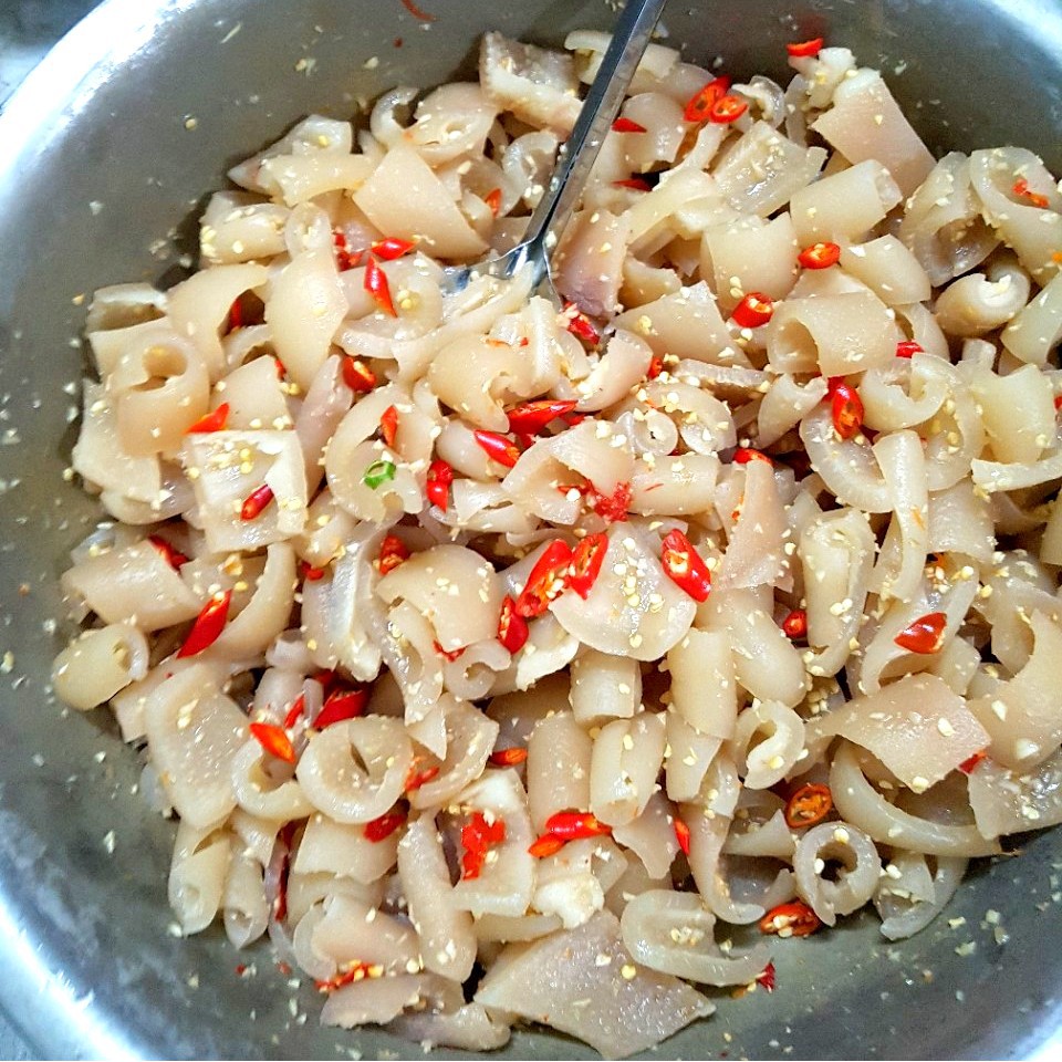 Da heo cháy tỏi ớt