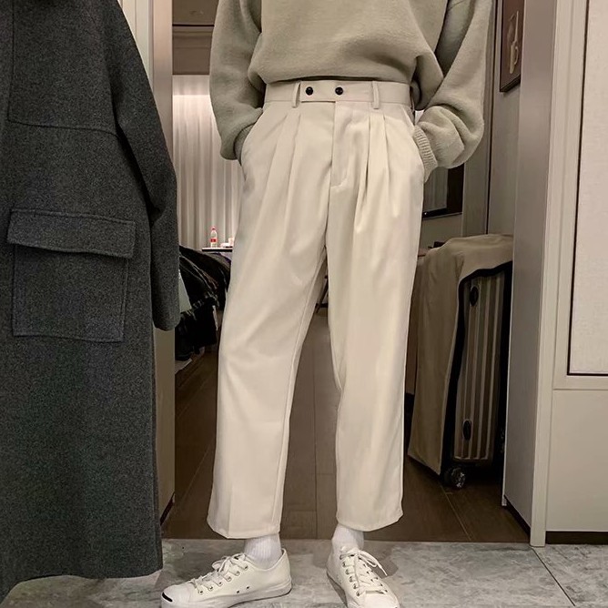 Quần Tây Nam Ống Đứng Phong Cách Công Sở Sang Trọng | BigBuy360 - bigbuy360.vn