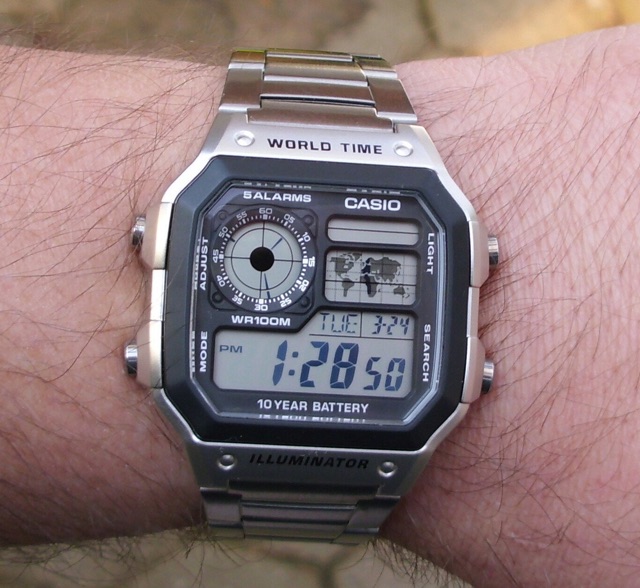 Đồng hồ nam world time 1200 Casio chính hãng