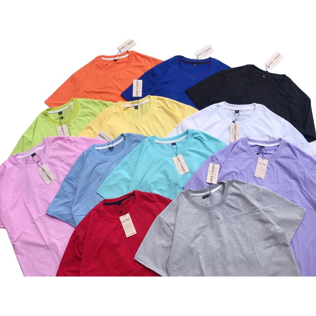 BST18 ÁO THUN TRƠN FULL MÀU COTTON CAO CẤP DÀY MỊN GIÁ SỈ | BigBuy360 - bigbuy360.vn