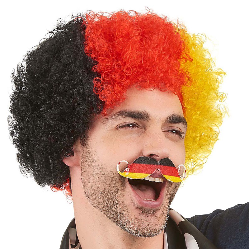 1 Tóc Giả Hình Chú Hề Xoăn Gợn Sóng Dùng Để Hóa Trang Tiệc Giáng Sinh