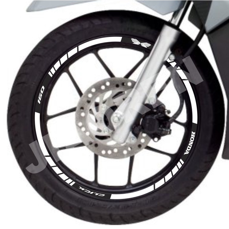 Miếng Dán Phản Quang Trang Trí decal dán vành xe máy honda click 160