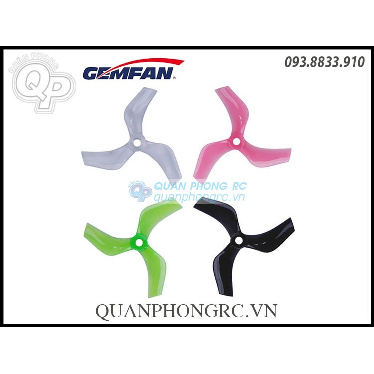 2 Cặp Cánh 3 Lá GEMFAN 75mm Micro Ducted 3 Blades Propellers (4 Pcs/Set)