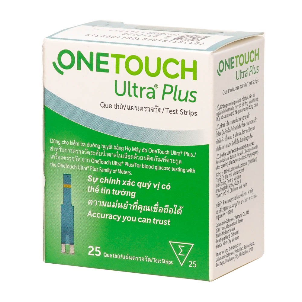 Máy Đo Đường Huyết One Touch Ultra Plus Flex  Johnsons &amp; Johnson ( Tặng kèm lọ 25 que thử )