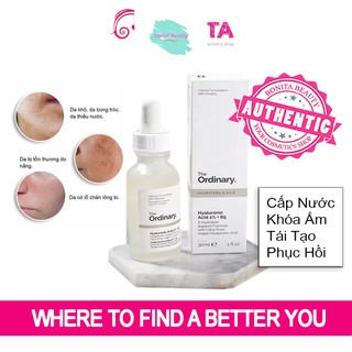 [Mã giảm giá mỹ phẩm chính hãng] Serum Cấp Nước Và Phục Hồi Da The Ordinary Hyaluronic Acid 2% + B5