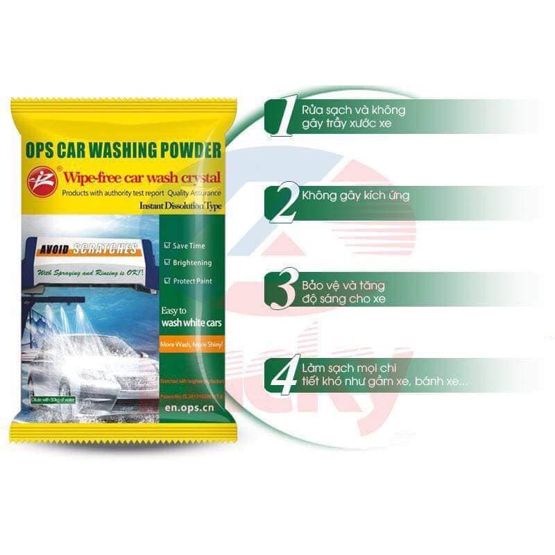 Bột Rửa Xe Không Chạm Tiêu Chuẩn Châu Âu OPS - BRXKC