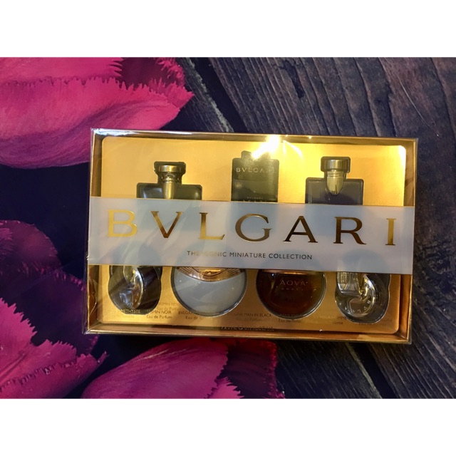 Set nước hoa BVLGARI 7 chai mini