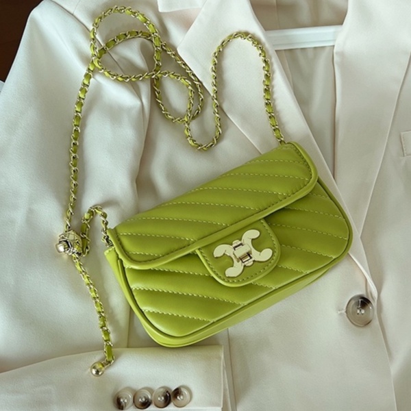 Túi Đeo Chéo Phối Dây Xích Thiết Kế Nhỏ Nhắn Thời Trang Sang Trọng Cho Nữ 2022