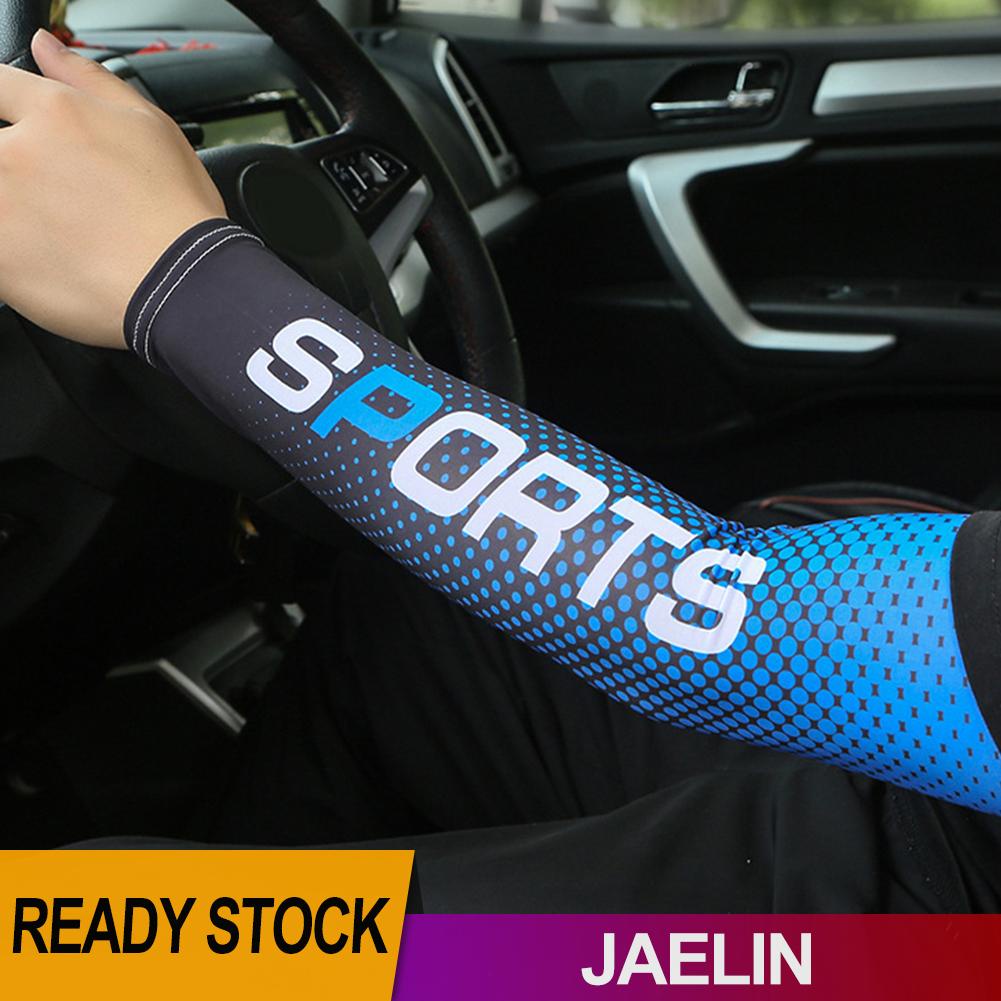 Jae❤1 Cặp Găng Tay Chống Nắng Unisex Cho Hoạt Động Thể Thao Ngoài Trời