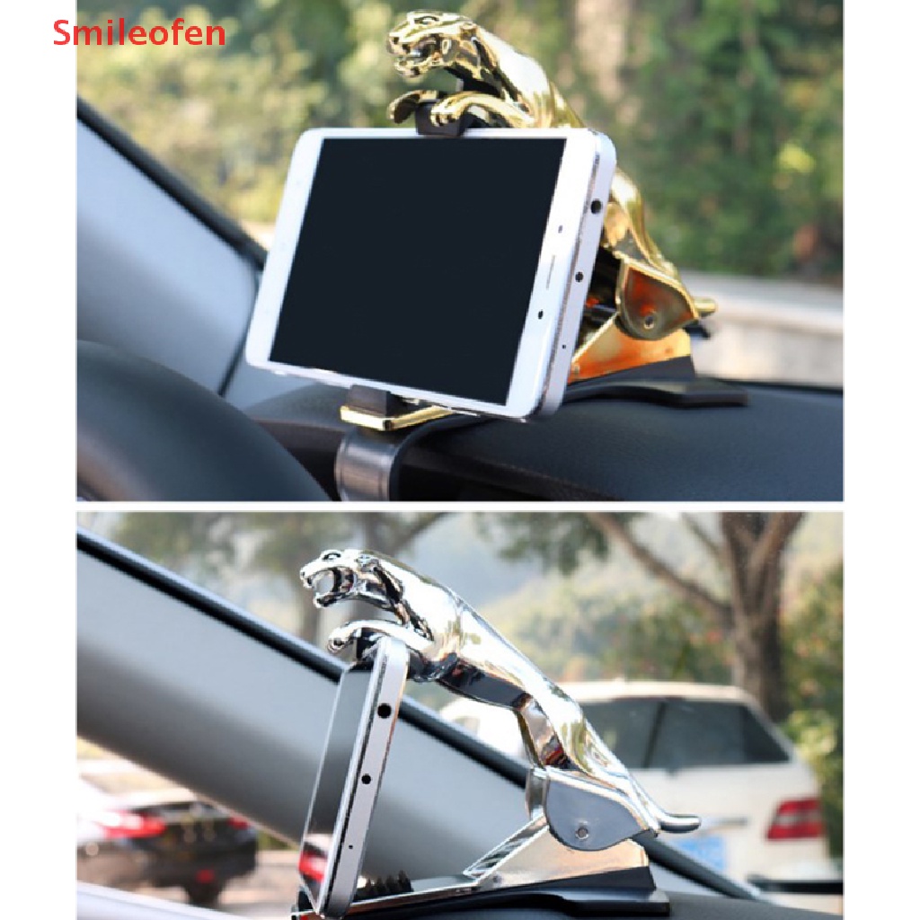 Giá Đỡ Điện Thoại / Thiết Bị Định Vị GPS Xoay 360 Độ Họa Tiết Da Báo Mới
