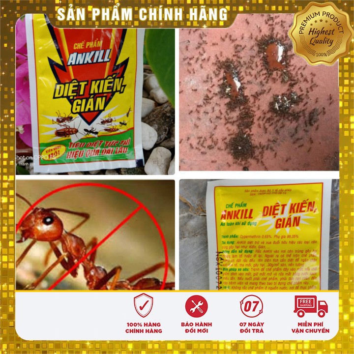 Chế phẩm diệt kiến gián Ankill (20gr)