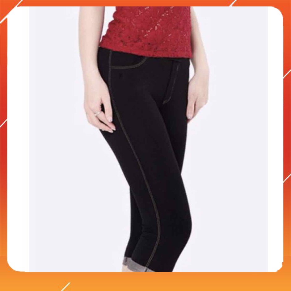 Quần lửng legging giả jean hàng cao cấp