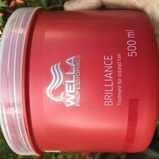 Hấp dầu dành cho tóc nhuộm Wella Professionals Brilliance - 500ml