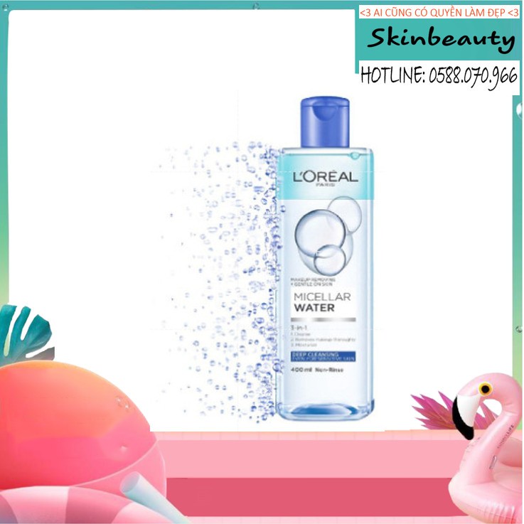 Nước Tẩy Trang LOREAL Paris Cho Mọi Loại Da  3-in-1 Micellar Water 30-95-400ml Hàng Chính Hãng | BigBuy360 - bigbuy360.vn