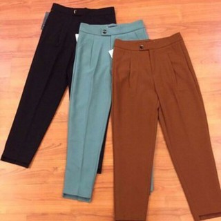 QUẦN BAGGY GẤU LỆCH CÔNG SỞ CAO CẤP 9 TẤC VẢI TUYẾT MƯA NHẬT