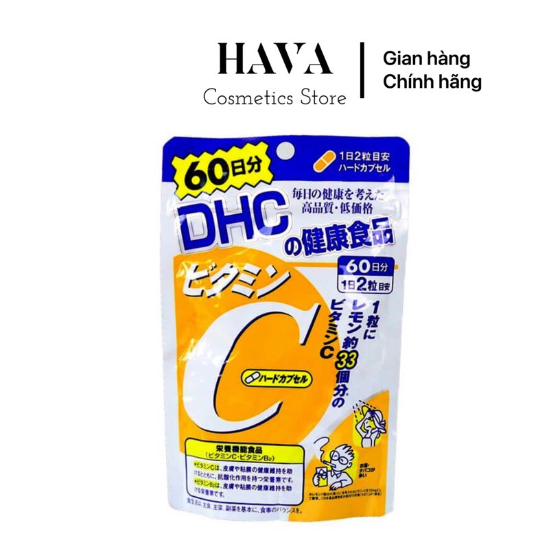 Viên uống bổ sung Vitamin C DHC 60 ngày của Nhật Bản 120 viên