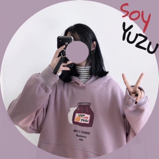 Áo Khoác Hoodie Soy màu TÍM ❤️/Nam nữ unisex/FREESHIP 99K❤️