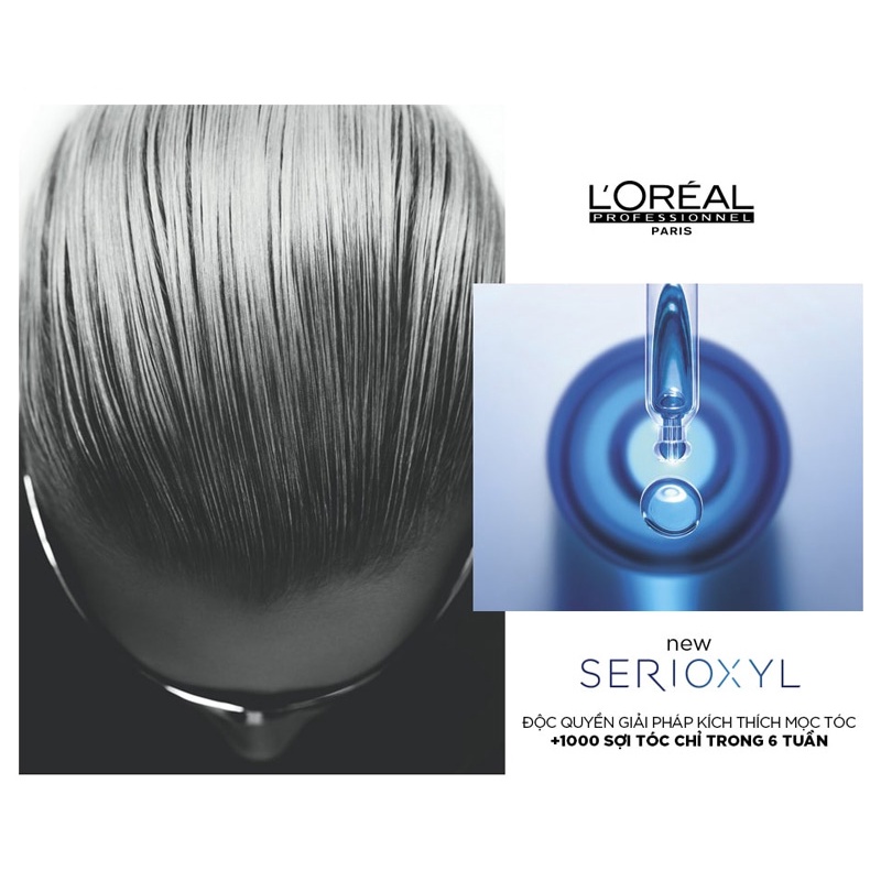 Dầu Gội L'Oréal Professionnel Làm Dày &amp; Giúp Mọc Tóc Serioxyl GlucoBoost Clarifying Shampoo 250ml