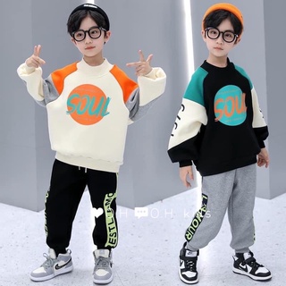 Bộ chất da cá soul cho bé trai 25-40kg ảnh thật shop chụp