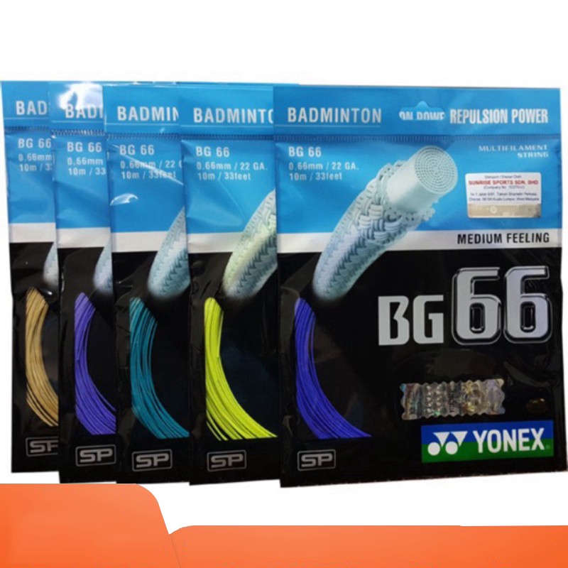 <YONEX BG 66> DÂY CƯỚC CĂNG VỢT YONEX BG 66 đủ 3 TEM CHÍNH HÃNG- Nhà phân phối chính hãng- Sport Huế