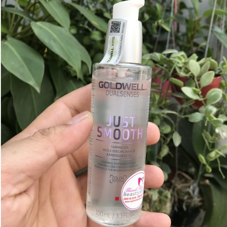 🇩🇪Goldwell🇩🇪 Dầu dưỡng suôn mượt Goldwell Just Smooth Taming Oil 100ml