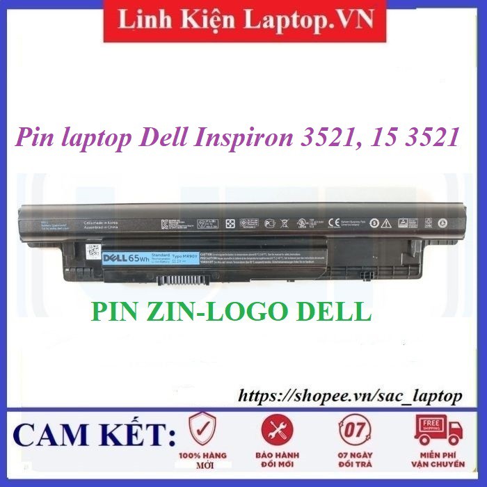 ⚡Pin laptop Dell Inspiron 3521, 15 3521